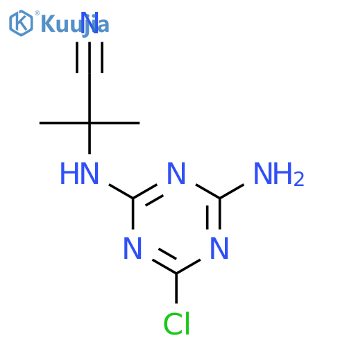 N-Deethylcyanazine structure