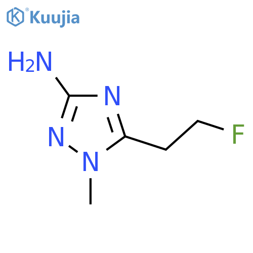 5-(2-fluoroethyl)-1-methyl-1H-1,2,4-triazol-3-amine structure