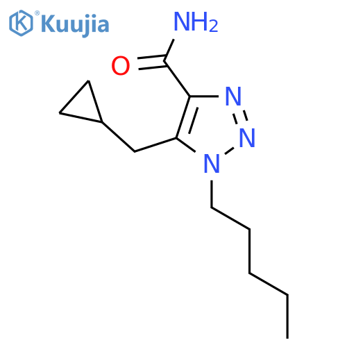 5-(cyclopropylmethyl)-1-pentyl-1H-1,2,3-triazole-4-carboxamide structure