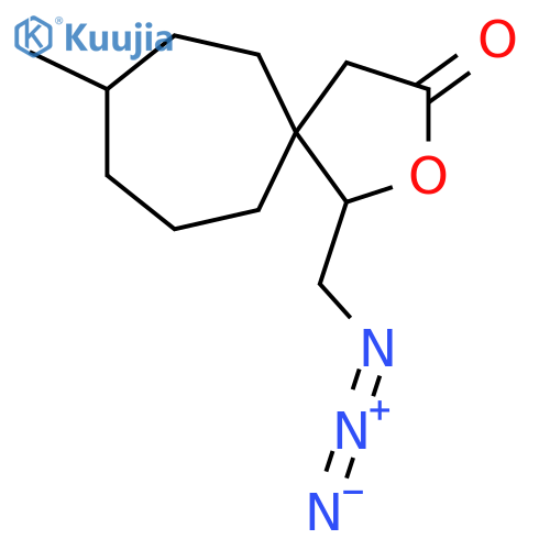 1-(azidomethyl)-8-methyl-2-oxaspiro4.6undecan-3-one structure