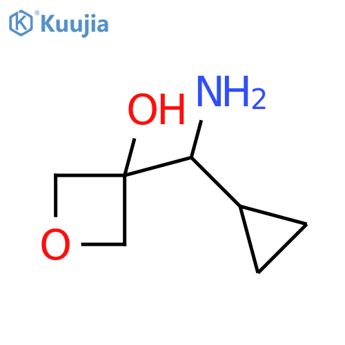 3-amino(cyclopropyl)methyloxetan-3-ol structure