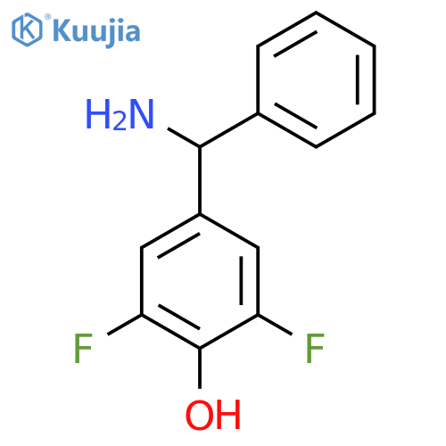 4-amino(phenyl)methyl-2,6-difluorophenol structure
