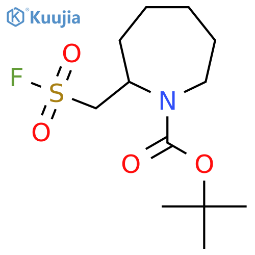 tert-butyl 2-(fluorosulfonyl)methylazepane-1-carboxylate structure