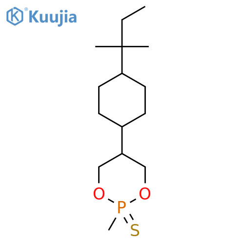 2-methyl-5-4-(2-methylbutan-2-yl)cyclohexyl-1,3,2lambda5-dioxaphosphinane-2-thione structure
