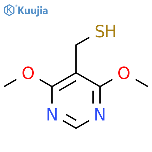 (4,6-Dimethoxypyrimidin-5-yl)methanethiol structure