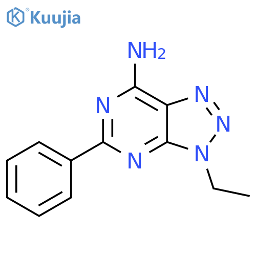 3-ethyl-5-phenyl-3H-1,2,3triazolo4,5-dpyrimidin-7-amine structure