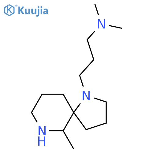 dimethyl(3-{6-methyl-1,7-diazaspiro4.5decan-1-yl}propyl)amine structure