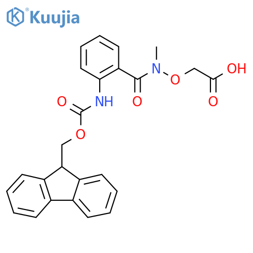 2-({1-2-({(9H-fluoren-9-yl)methoxycarbonyl}amino)phenyl-N-methylformamido}oxy)acetic acid structure
