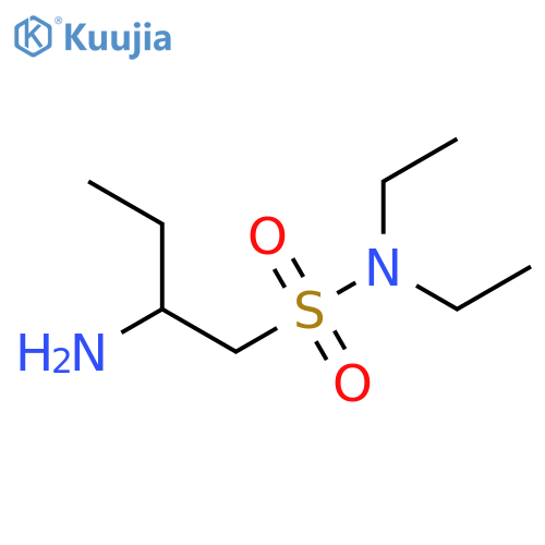 2-amino-N,N-diethylbutane-1-sulfonamide structure