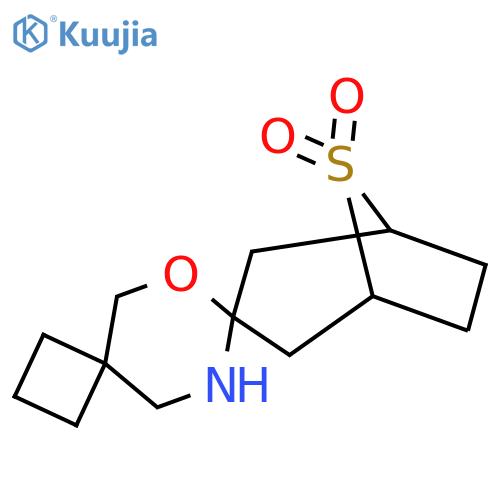 8lambda6-dispiro8lambda6-thiabicyclo3.2.1octane-3,2'-1,3oxazinane-5',1''-cyclobutane-8,8-dione structure