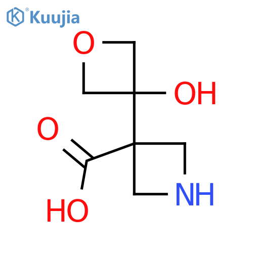 3-(3-hydroxyoxetan-3-yl)azetidine-3-carboxylic acid structure