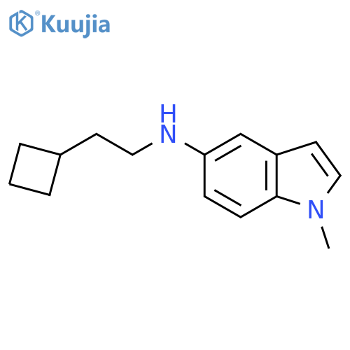 N-(2-cyclobutylethyl)-1-methyl-1H-indol-5-amine structure
