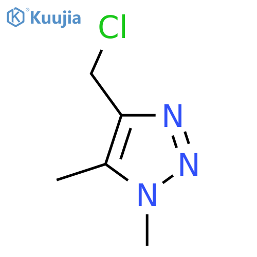 4-(chloromethyl)-1,5-dimethyl-1H-1,2,3-triazole structure