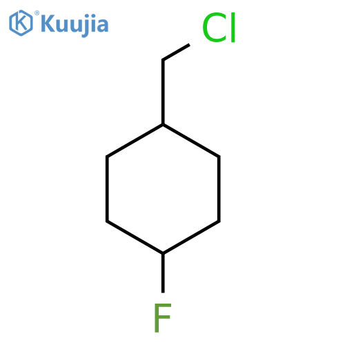 1-(chloromethyl)-4-fluorocyclohexane structure