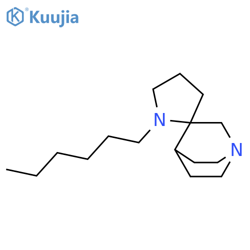 1'-hexyl-4-azaspirobicyclo2.2.2octane-2,2'-pyrrolidine structure