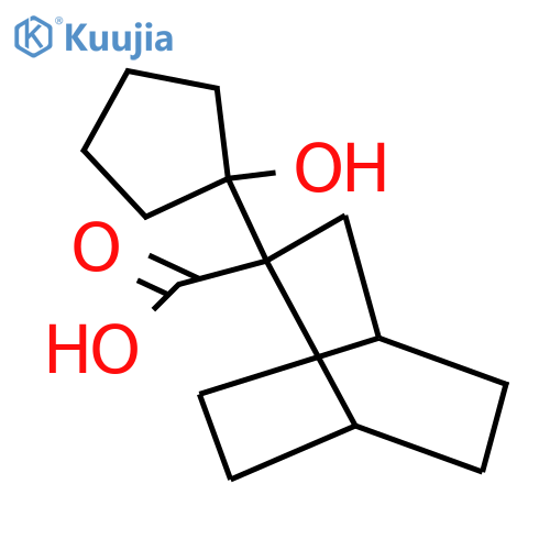 2-(1-hydroxycyclopentyl)bicyclo2.2.2octane-2-carboxylic acid structure