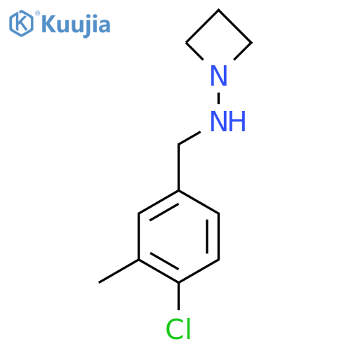 N-(4-chloro-3-methylphenyl)methylazetidin-1-amine structure