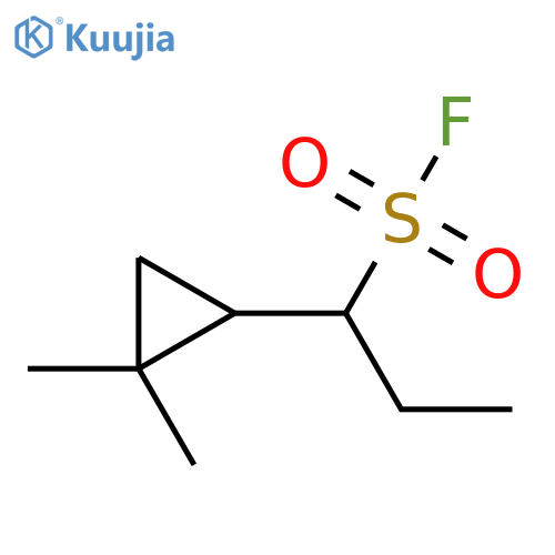 1-(2,2-dimethylcyclopropyl)propane-1-sulfonyl fluoride structure