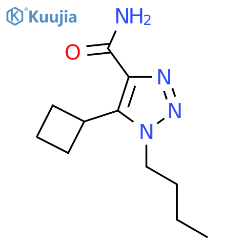 1-butyl-5-cyclobutyl-1H-1,2,3-triazole-4-carboxamide structure