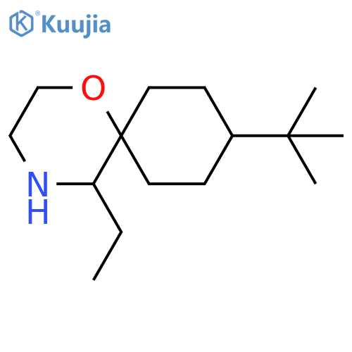 9-tert-butyl-5-ethyl-1-oxa-4-azaspiro5.5undecane structure