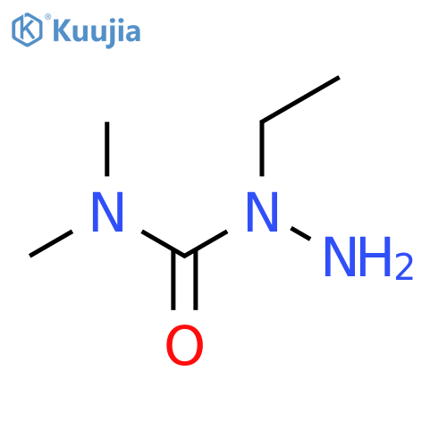 1-amino-1-ethyl-3,3-dimethylurea structure