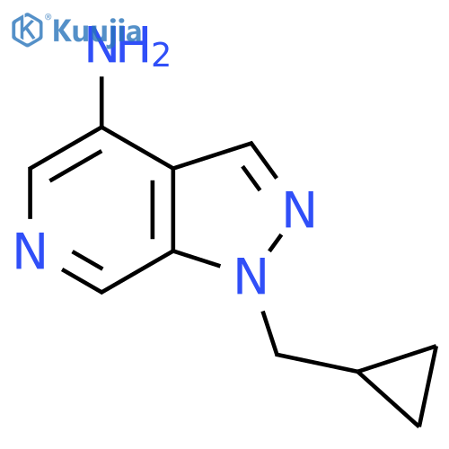 1-(cyclopropylmethyl)-1H-pyrazolo3,4-cpyridin-4-amine structure