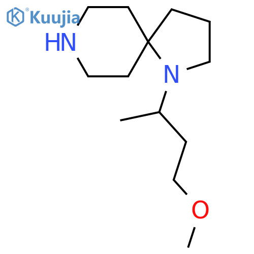 1-(4-methoxybutan-2-yl)-1,8-diazaspiro4.5decane structure