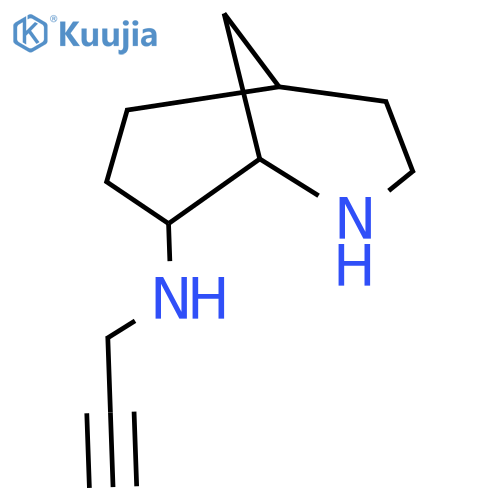 N-(prop-2-yn-1-yl)-2-azabicyclo3.3.1nonan-8-amine structure