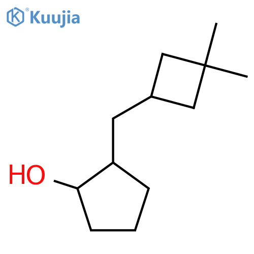 2-(3,3-dimethylcyclobutyl)methylcyclopentan-1-ol structure