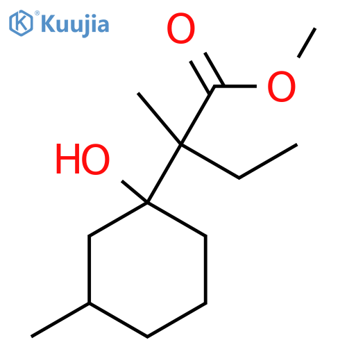Methyl 2-(1-hydroxy-3-methylcyclohexyl)-2-methylbutanoate structure