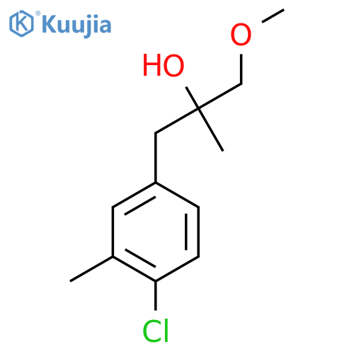 1-(4-Chloro-3-methylphenyl)-3-methoxy-2-methylpropan-2-ol structure