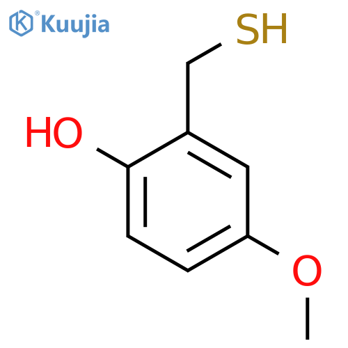 4-methoxy-2-(sulfanylmethyl)phenol structure