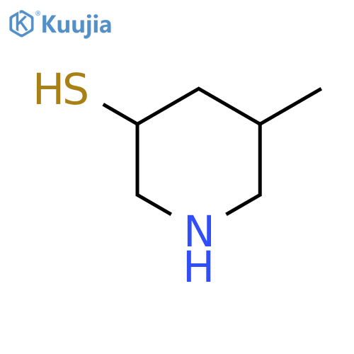 5-methylpiperidine-3-thiol structure