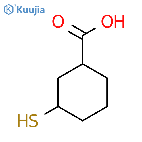 3-sulfanylcyclohexane-1-carboxylic acid structure
