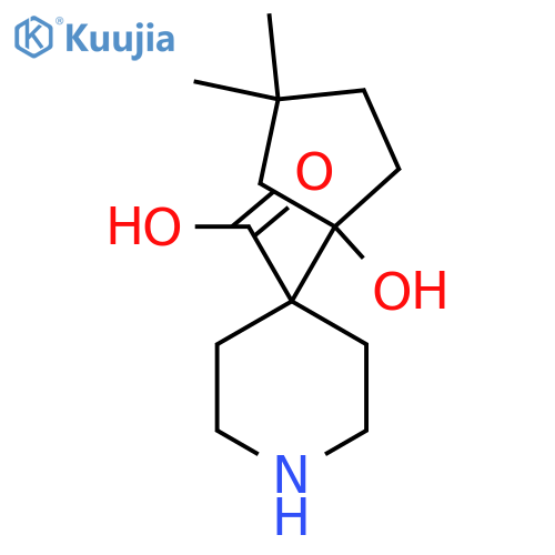4-(1-hydroxy-3,3-dimethylcyclopentyl)piperidine-4-carboxylic acid structure