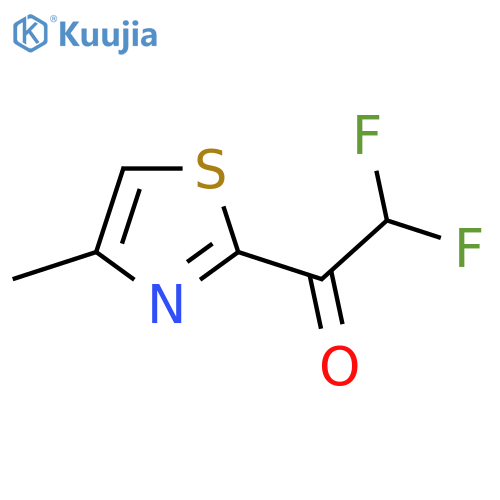 2,2-difluoro-1-(4-methyl-1,3-thiazol-2-yl)ethan-1-one structure