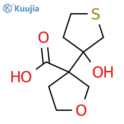 3-(3-hydroxythiolan-3-yl)oxolane-3-carboxylic acid structure