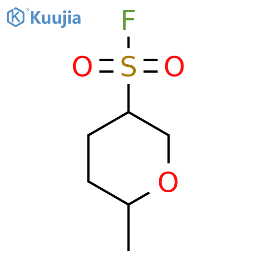 6-methyloxane-3-sulfonyl fluoride structure