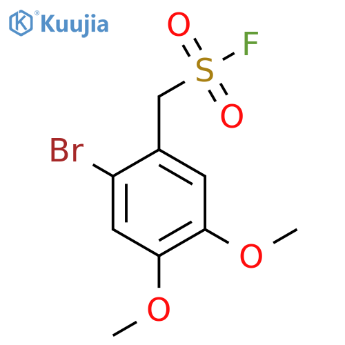 (2-bromo-4,5-dimethoxyphenyl)methanesulfonyl fluoride structure