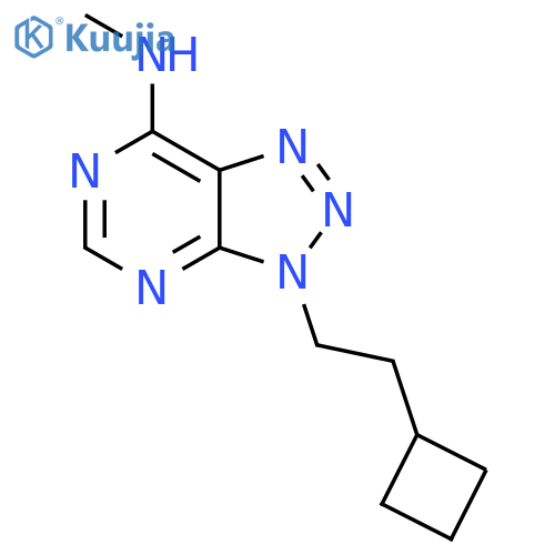 3-(2-cyclobutylethyl)-N-methyl-3H-1,2,3triazolo4,5-dpyrimidin-7-amine structure