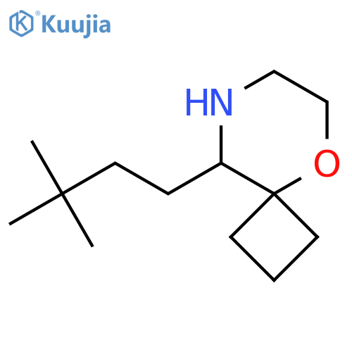 9-(3,3-dimethylbutyl)-5-oxa-8-azaspiro3.5nonane structure