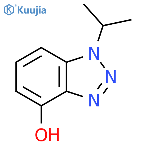 1-(propan-2-yl)-1H-1,2,3-benzotriazol-4-ol structure