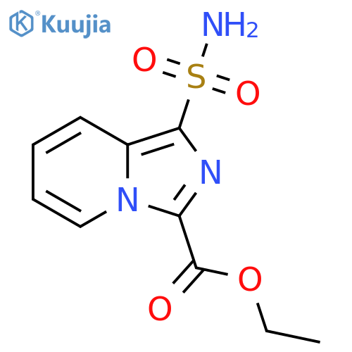 ethyl 1-sulfamoylimidazo1,5-apyridine-3-carboxylate structure