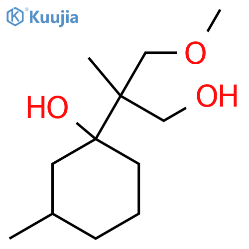 1-(1-hydroxy-3-methoxy-2-methylpropan-2-yl)-3-methylcyclohexan-1-ol structure