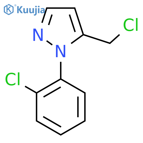5-(chloromethyl)-1-(2-chlorophenyl)-1H-pyrazole structure