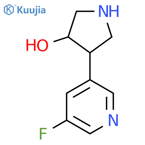 4-(5-fluoropyridin-3-yl)pyrrolidin-3-ol structure