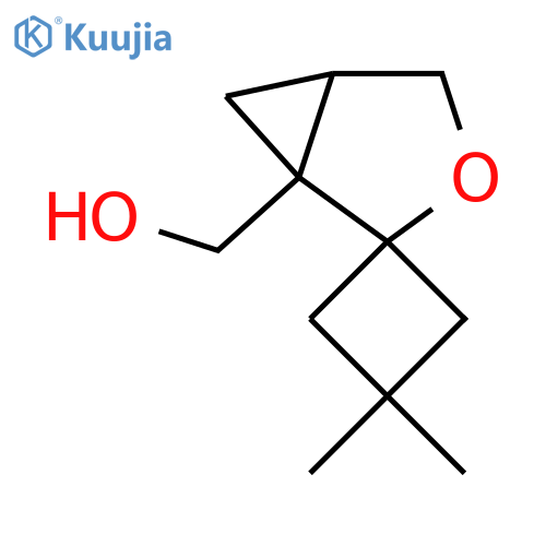 3',3'-dimethyl-3-oxaspirobicyclo3.1.0hexane-2,1'-cyclobutane-1-ylmethanol structure