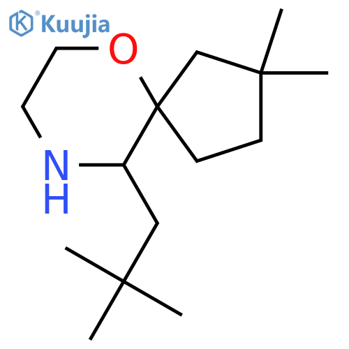 10-(2,2-dimethylpropyl)-2,2-dimethyl-6-oxa-9-azaspiro4.5decane structure