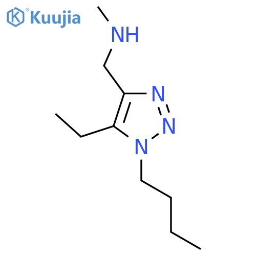 (1-butyl-5-ethyl-1H-1,2,3-triazol-4-yl)methyl(methyl)amine structure