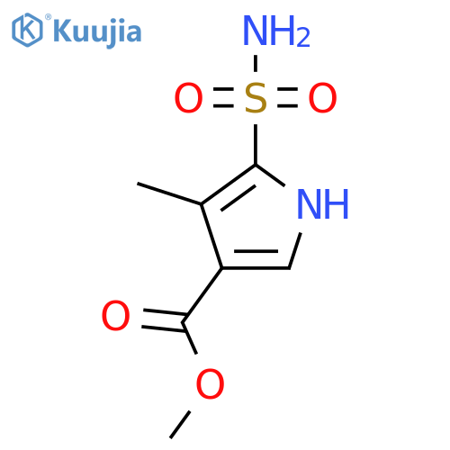 methyl 4-methyl-5-sulfamoyl-1H-pyrrole-3-carboxylate structure